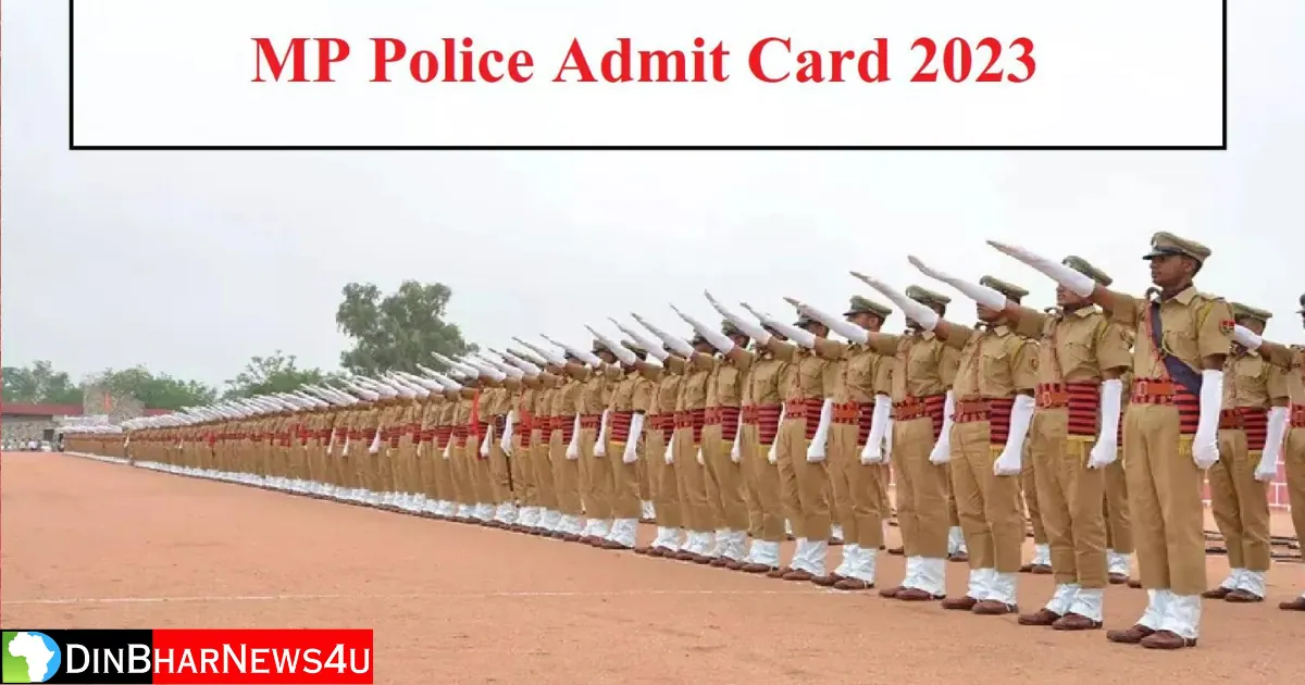 MP Police Admit Card 2023